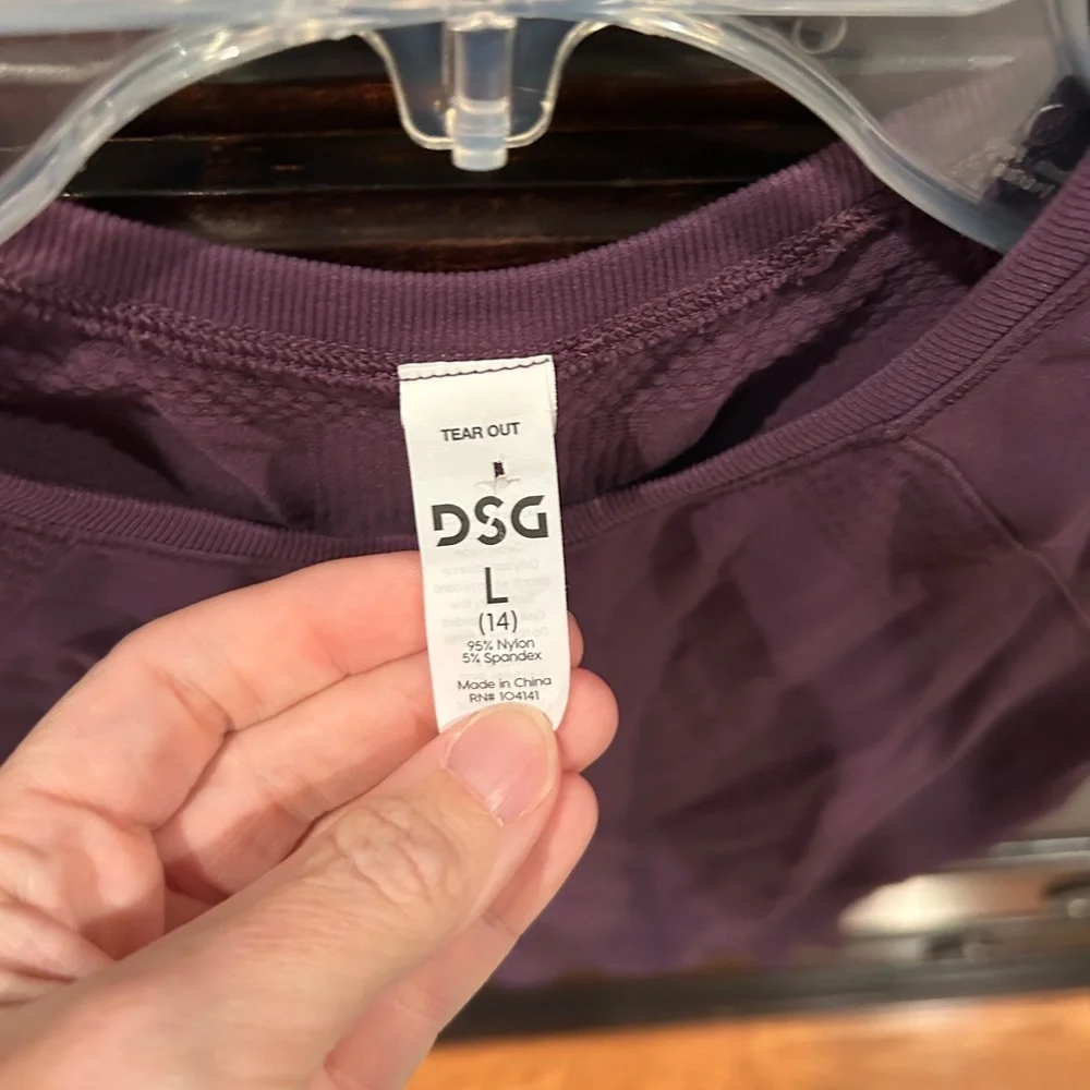 DSG Kids' Short Sleeve Tee in Purple